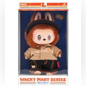 POP MART Wacky Mart Store Manager 💙❤️ Labubu NWT